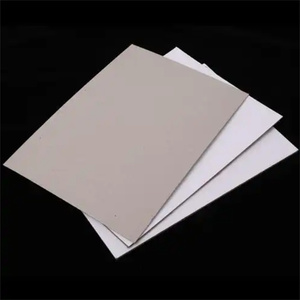 Carton duplex couché de haute qualité 250 g/m², 300 g/m², 350 g/m², 400 g/m², blanc avec dos gris, biodégradable - Product Image 1