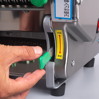 Machine à pâte à nouilles en acier inoxydable HELAXEN |   Moteur automatique de 25 kg/h, capacité de 550 W |   Ménage commercial facile à nettoyer
