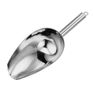 Stainless Steel 316 Ice Shovel 250g Scoop Flour Candy Grain Bar Pet Litter Animal Feeder Lifeboat Bailer <b>Yacht</b> Boat Hardware - Product Image 2