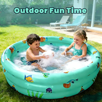 Piscine gonflable ronde pour bébé 48" x 12", piscine portable pour enfants