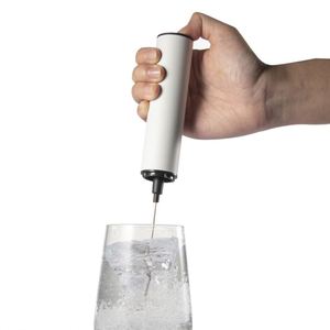 Mousseur à lait électrique automatique portatif rechargeable blanc, personnalisé en usine, pratique pour le café - Product Image 5