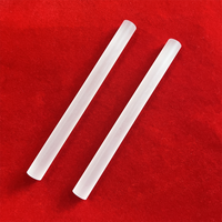Barre de saphir monocristallin de qualité optique pour semi-conducteurs, gravée au laser sur mesure, haute pureté 99,99 % Al2O3, barre d'alumine