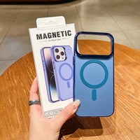 Funda Magnética Translúcida Antigolpes para iPhone 17 18 Pro Max, Venta al Por Mayor, Marca Saiboro, para iPhone 16 15 14 13