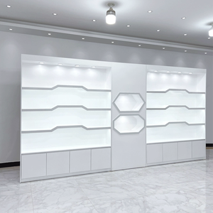 Trang Điểm Hiển Thị Truy Cập Nước Hoa <span class=keywords><strong>Showcase</strong></span> Tủ Cửa Hàng Mỹ Phẩm Hiển Thị Nước Hoa Hiển Thị Giá Cho Salon Sống Zoom Sử Dụng - Product Image 2