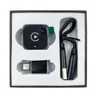 Adaptador Inalámbrico CarPlay Mini Universal 2026 Mejorado, Conexión Rápida y Estable, Puertos USB-A/USB-C para Autos con Cableado Original, Plug and Play