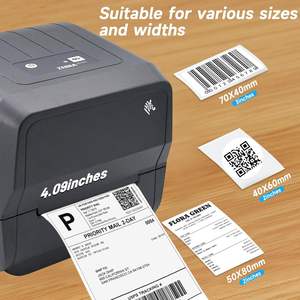 Imprimante thermique à transfert direct Zebra ZD220, ZD220T, résolution 203 DPI, connectivité USB, largeur de 4 pouces, modèle ZD22042-T0 - Product Image 4