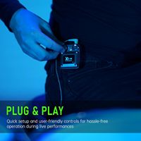 Sistem Monitor In-Ear Nirkabel Xvive U4 Profesional, Transmitter IEM, Receiver Beltpack, Tahan Air >3000mm untuk Studio dan Siaran Langsung