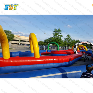 Piste de course gonflable pour <span class=keywords><strong>kart</strong></span>, piste de course gonflable pour voiture pare-chocs, piste de course gonflable attrayante pour boule de trémie - Product Image 2