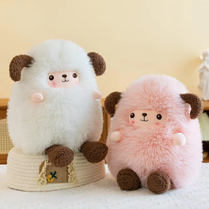 Nouvelles peluches créatives en forme de mouton pour enfants, jouets en peluche de chèvre, mignonnes peluches-coussins en forme de mouton - Product Image 3