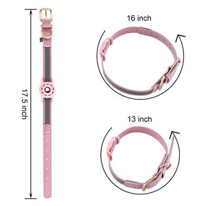 <span class=keywords><strong>Collar</strong></span> para mascotas con etiqueta de aire personalizada ajustable, <span class=keywords><strong>Collar</strong></span> de perro de cuero con seguimiento <span class=keywords><strong>GPS</strong></span>, suministro más vendido - Product Image 4