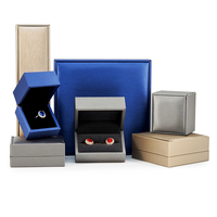 Boîte d'organisation de bijoux en PU personnalisée avec plusieurs compartiments pour le stockage et l'affichage de boucles d'oreilles, colliers et bagues