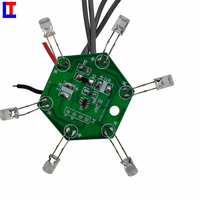 Placa PCB FR4 de 12V CC 7W 94v0 de la Mejor Calidad para Linterna LED, Doble Color SMD2835 DMX RGB DIY, 1oz de Cobre