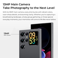 OUKITEL C62 PRO Smartphone avec Double Écran 6.88 Pouces 90Hz 5150mAh 8Go+256Go NFC Version Globale Téléphone Portable
