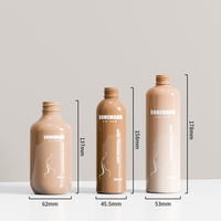 Bouteille PET de 200 ml et 300 ml avec pulvérisateur pour liquides, récipient de haute qualité