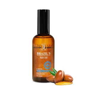 Private Label Women's Lightweight Hair Perfume Serum Dry Hair Repair Bulk Treatment Essential Oil for Silky Bright