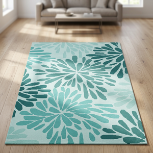 Alfombra de Cocina de Cuero con Diseño Floral Premium, Impermeable, Antideslizante, Duradera y Elegante para Decoración del Hogar - Product Image 2