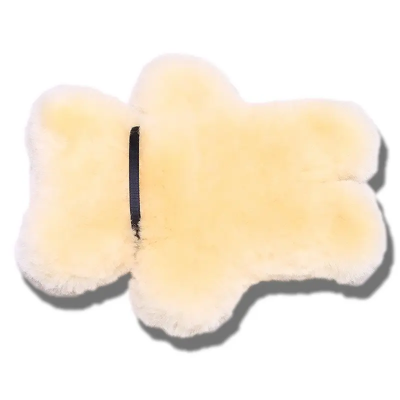 Oso de peluche de piel de oveja para bebé, oso de peluche para seguridad, confort, venta directa de fábrica