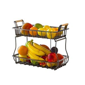 <span class=keywords><strong>Panier</strong></span> de rangement pour comptoir de cuisine <span class=keywords><strong>Panier</strong></span> à fruits et légumes à plusieurs niveaux <span class=keywords><strong>Panier</strong></span> à fruits durable et pratique - Product Image 5