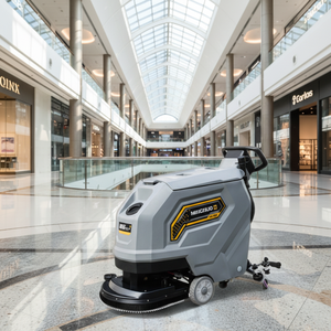 MINGNUO MN-V52 New Manual Walk-Behind Electric Floor Scrubber & Washer 1000W 24V 100Ah Battery For Marble PVC Hard Wood Floor
