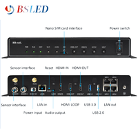 Lecteur multimédia asynchrone HD-A3LA4L A5L A6L avec écran LED, boîtier d'envoi Wi-Fi 4G, logiciel Huidu HD pour affichage sur lecteur