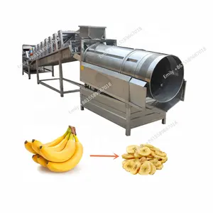 Máquina de fabricación automática de chips de plátano, máquina comercial de chips de plátano