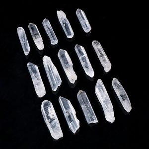 Baguette <span class=keywords><strong>de</strong></span> guérison à point <span class=keywords><strong>de</strong></span> cristal naturel monocristaux <span class=keywords><strong>de</strong></span> <span class=keywords><strong>quartz</strong></span> clair - Product Image 2