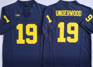 Groothandel Michigan College American Football Jersey 9 Mccarth 10 Tom Brady <span class=keywords><strong>2</strong></span> Johnson Jersey Limited Gestikt American Football - Product Image 6