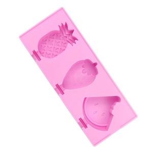 Molde de silicona para helado con diseño de sandía y fresa, sin BPA, para hacer postres artesanales, OEM/ODM - Product Image 3