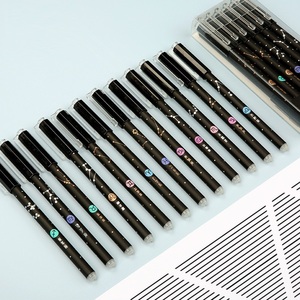 Uitwisbare Pen Geschikt Voor Basisschoolleerlingen Uitwisbare Gelpen 0.5Mm Zwart En Blauw Pen Kantoorbenodigdheden - Product Image 1