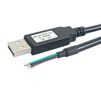Ftdi Interfaz Pcb USB a RS232 Adaptador de serie PCB con electrónica integrada para conector USB y LED