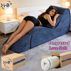 <span class=keywords><strong>Canapé</strong></span> multifonctionnel en velours côtelé pour salon et balcon, fauteuil paresseux avec soutien lombaire, mousse haute densité, siège de yoga pour couple - Product Image 1