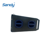 Vente directe usine Sandy Audio Enceinte Line Array passive bidirectionnelle double 12 pouces en contreplaqué de bouleau 1000W pour sonorisation professionnelle extérieure