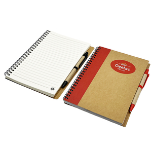 Taccuino personalizzato <span class=keywords><strong>con</strong></span> il Logo della carta Kraft del taccuino <span class=keywords><strong>con</strong></span> la penna <span class=keywords><strong>a</strong></span> <span class=keywords><strong>spirale</strong></span> del taccuino - Product Image 6