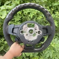Volant en fibre de carbone avec LED compatible avec les modèles VW R GTI GTD GTS R Line MK7 MK6 MK8 Polo Passat B8 B8.5 Amarok V6 DSG
