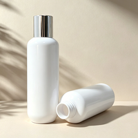 Bouteille de lotion personnalisée en plastique PET de 150 ml avec pompe, bouchon à vis, joint d'étanchéité, pour application de savon liquide, crème cosmétique, impression sérigraphique