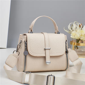 Sac bandoulière/crossbody homme en PU motif autruche petit carré, collection automne 2025 – Tendance urbaine, polyvalent et mode de niche - Product Image 2