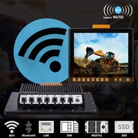 12.1 pouces IP66 étanche dans le véhicule ordinateur industriel sans ventilateur Mini panneau PC intégré écran tactile monté sur véhicule tout en un PC
