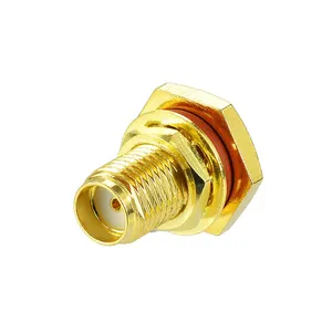 Factory Price Panel Mount Waterproof Bulkhead SMA Female Connector