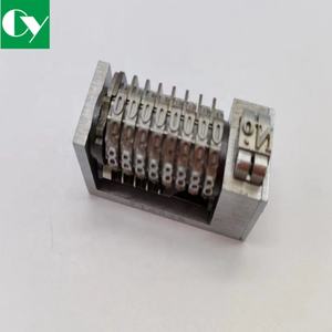 8 цифр, высокое качество, полностью стальной буквенный пресс, нумератор 4x8, римские назад - Product Image 4