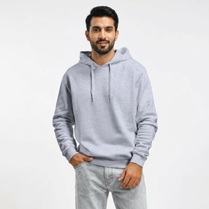 Sudadera con Capucha para Hombre, Nueva Colección, 100% Algodón de Alta Calidad con Técnicas de Bordado y Teñido Anudado, Diseño Sólido, para Invierno - Product Image 1