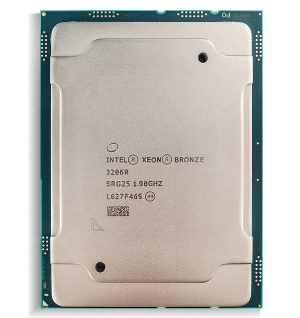 Xeon Server CPU Bronze 3206R 1.9GHz 8-Core SRG25 Laptop-Compatible LGA2011-3 Sockets Used 64-bit 30MB L3 Cache 14nm Stock