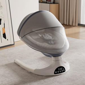 Berceau Électrique Pliable et Portable pour Bébé, Chaise Balancelle Réglable à 30 Degrés, Lit de Sieste en Maille pour Nourrissons - Product Image 1