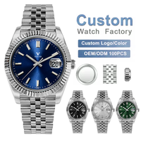 Montres personnalisées avec logo de marque, Reloj De Lujo Para Hombres, créez votre propre marque de montres avec logo OEM, montres à quartz pour hommes