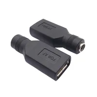 Convertidor USB a DC Hembra, 5V/12V DC5.5X2.1mm, Cable Adaptador con Conector F para Computadora Portátil, PC, Conector de Alimentación USB