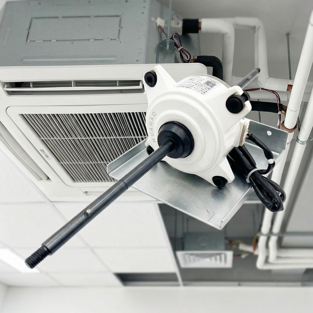 Huahao Model: HZWS-150(T) BLDC DC Motor for Central Air Conditioner, Ceiling Air Conditioner Fan Motor, Voltage: DC310V, 1050RPM