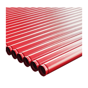 Red <span class=keywords><strong>Sch</strong></span> <span class=keywords><strong>40</strong></span> Tubos de acero ASTM A53 Tubo de acero Rociador de incendios ranurado Precio Sch10 - Product Image 2