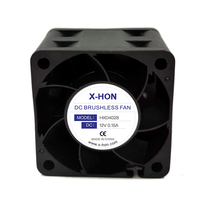 Kipas Pendingin X-HON 4028 DC 5V 12V 24V 40x40x28mm 2PIN/3PIN/4PIN Kipas Aksial Mini Berkinerja Tinggi untuk Ventilasi Server Router