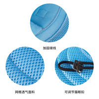 Gorra de béisbol transpirable de malla para perros con orificios para las orejas, sombrero de sol de verano para mascotas, gorras con visera para cachorros, para perros pequeños y medianos, y gatos.