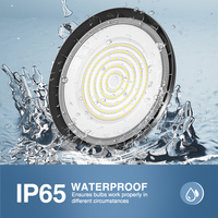 Ampoule LED Super Lumineuse 6000K pour Grandes Dépendances, Culot E27 E40, Luminaire Industriel UFO pour Plafond d'Entrepôt, Garage et Atelier