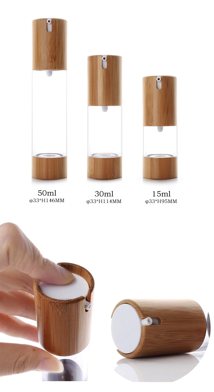 Ecological 20ml 30ml Biodegradable Cosmetic Jars Cream Lotion Bottle BPA Free